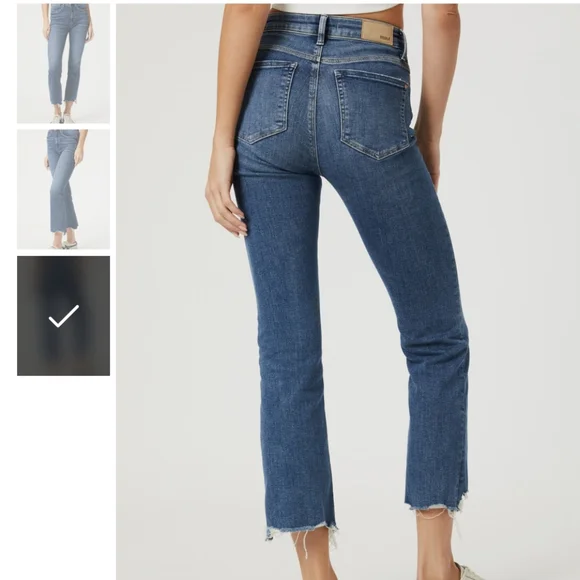 Mavi High Rise Crop Flare Jean - Picture 2 of 6